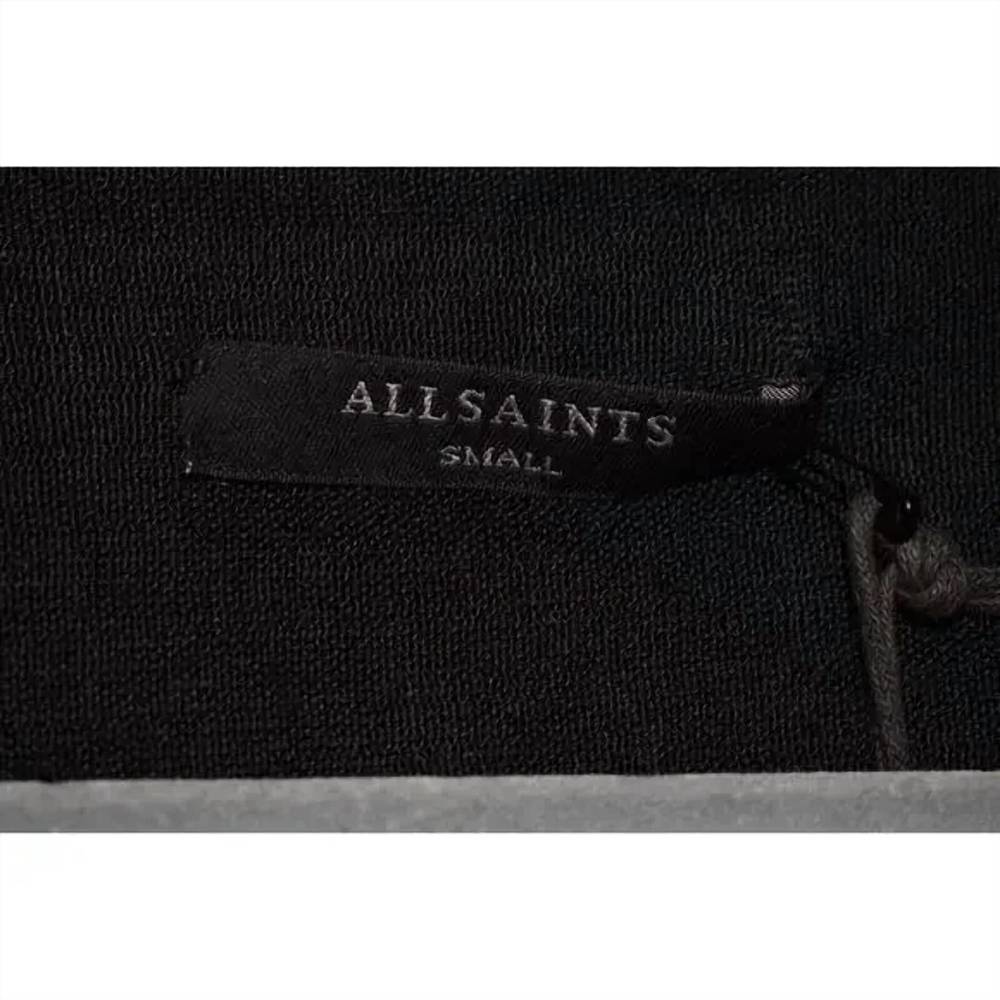 NEW ALLSAINTS erma cowl neck top in black - Picture 3 of 3